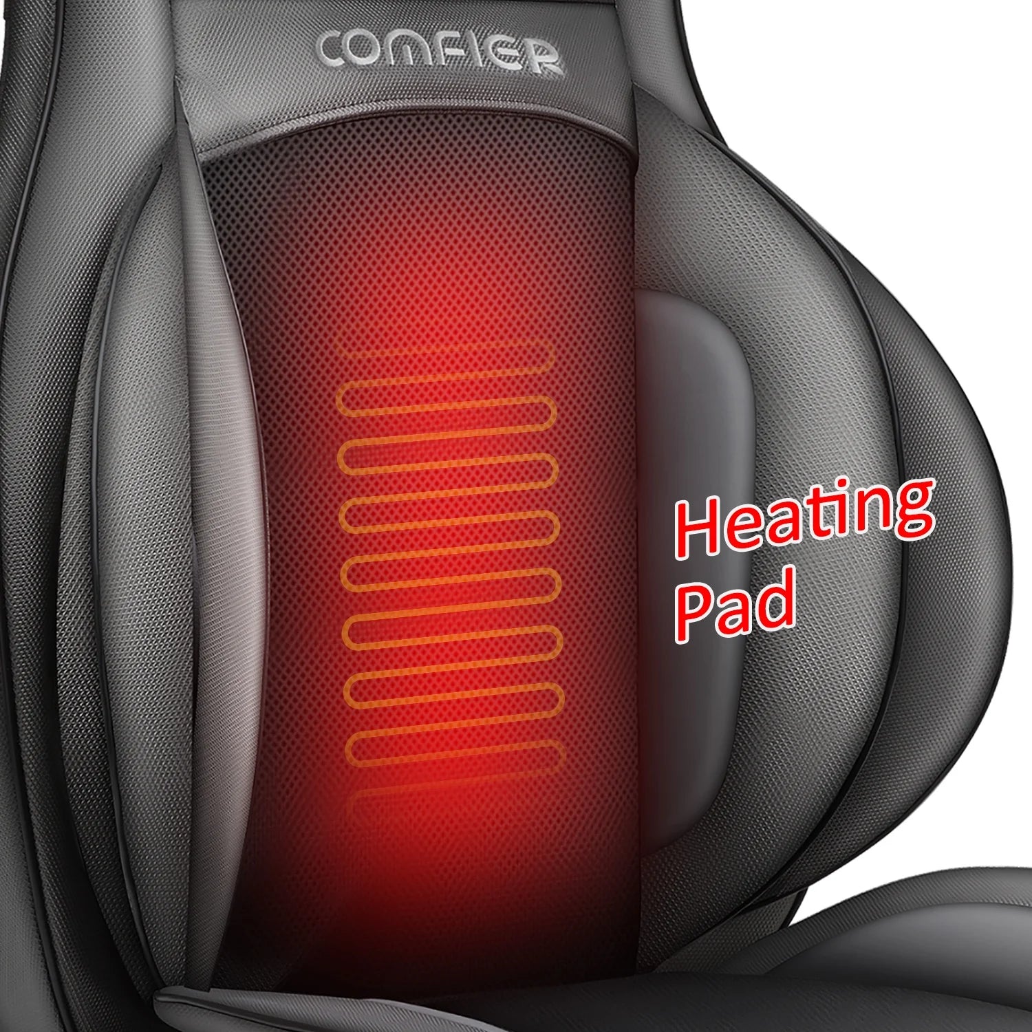Shiatsu Neck Back Massager, 2D/3D Kneading Massage Chair Pad, Heating Compression Seat Cushion Massagers, Father'S Day Gifts - Black